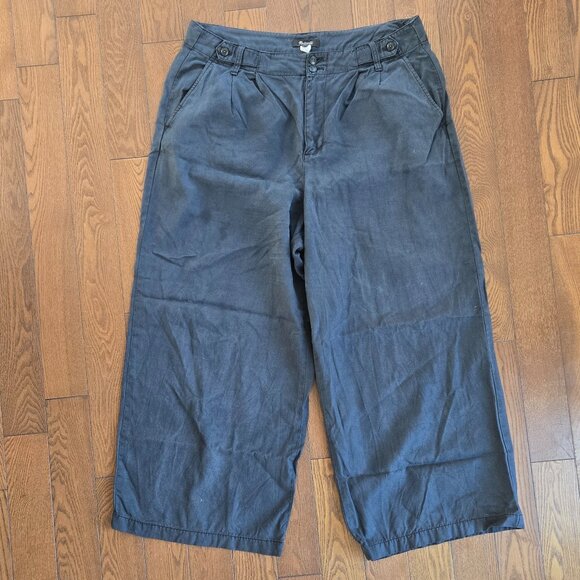 Madewell Harlow blue wide leg pants size 14P - Picture 3 of 10